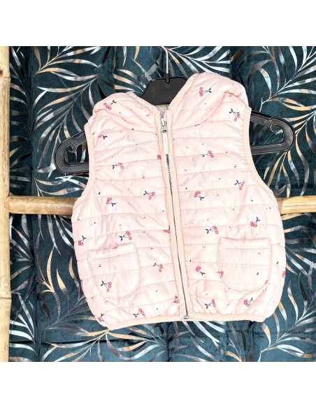 Doudoune coeur de cerise