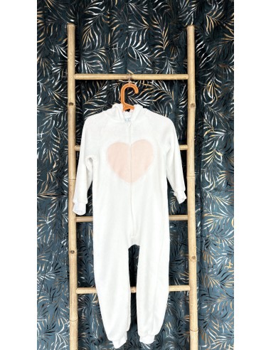 Surpyjama en polaire douce, brodé chat