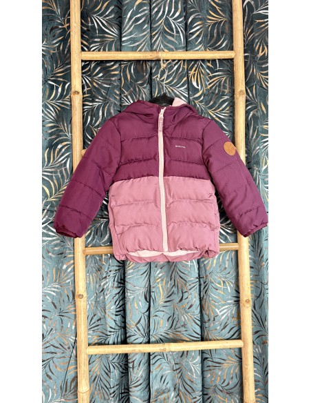 Doudoune de randonnée violette-enfant