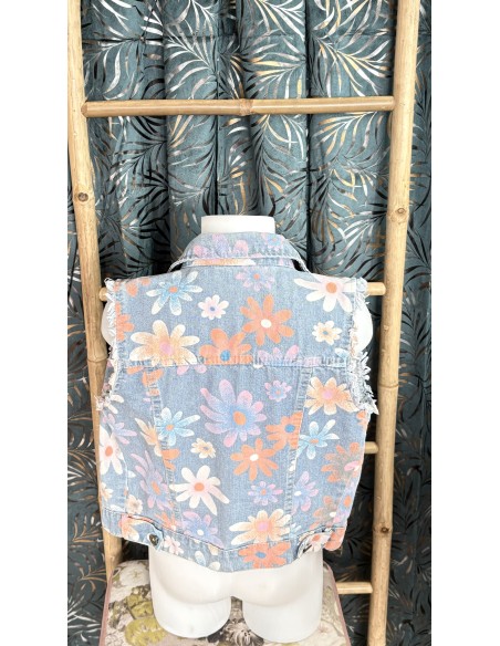 Veste en jean sans manche