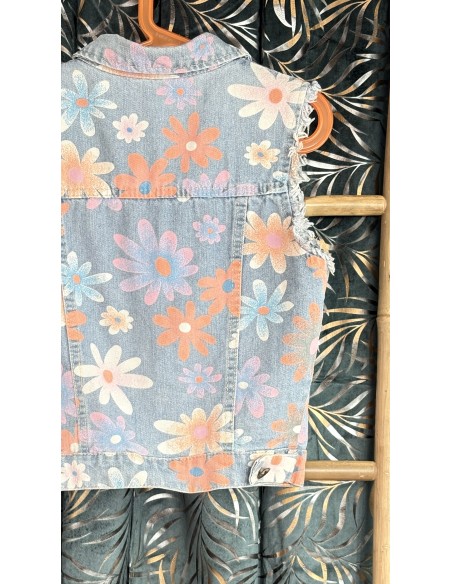 Veste en jean sans manche