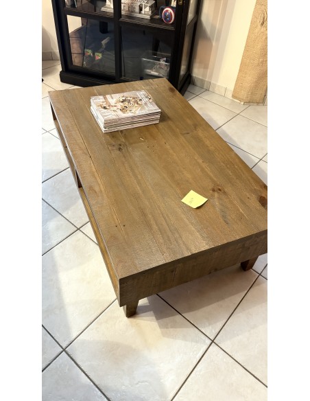 Table basse réctangulaire En bois