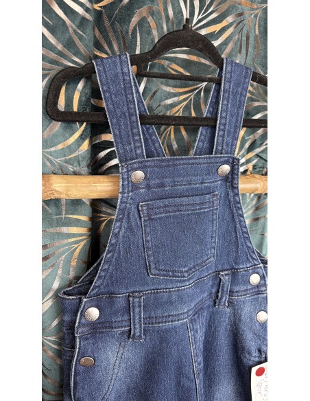Salopette jean 6-9 mois