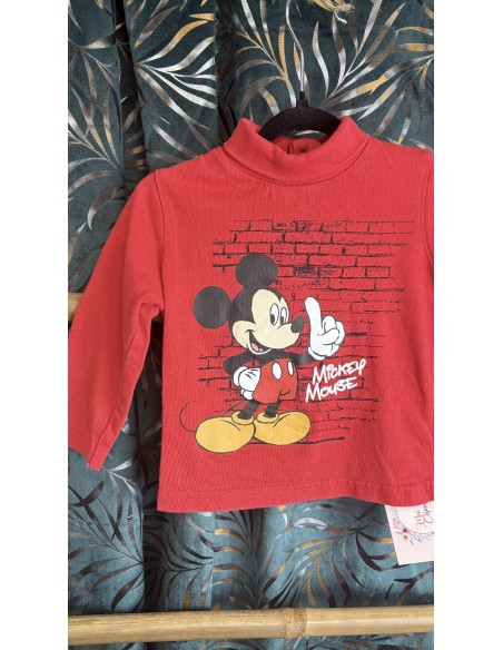 Sous pull rouge 6 mois