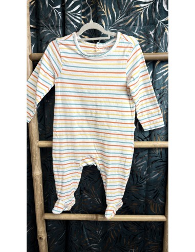 Pyjama rayure multicolor 12 mois