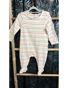 Pyjama rayure multicolor 2