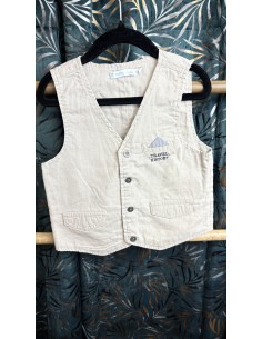 Gilet  beige élegant Gémo 36 mois 2