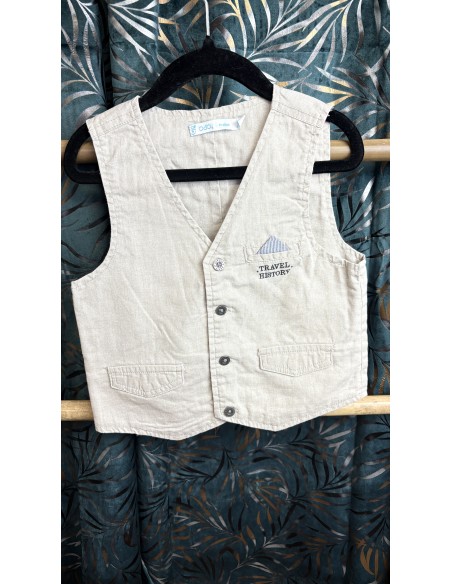 Gilet  beige élegant Gémo 36 mois