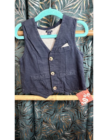Gilet bleu élegant 3 ans
