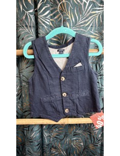 Gilet bleu élegant 3 ans 2