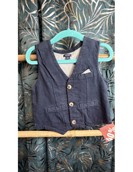 Gilet bleu élegant 3 ans